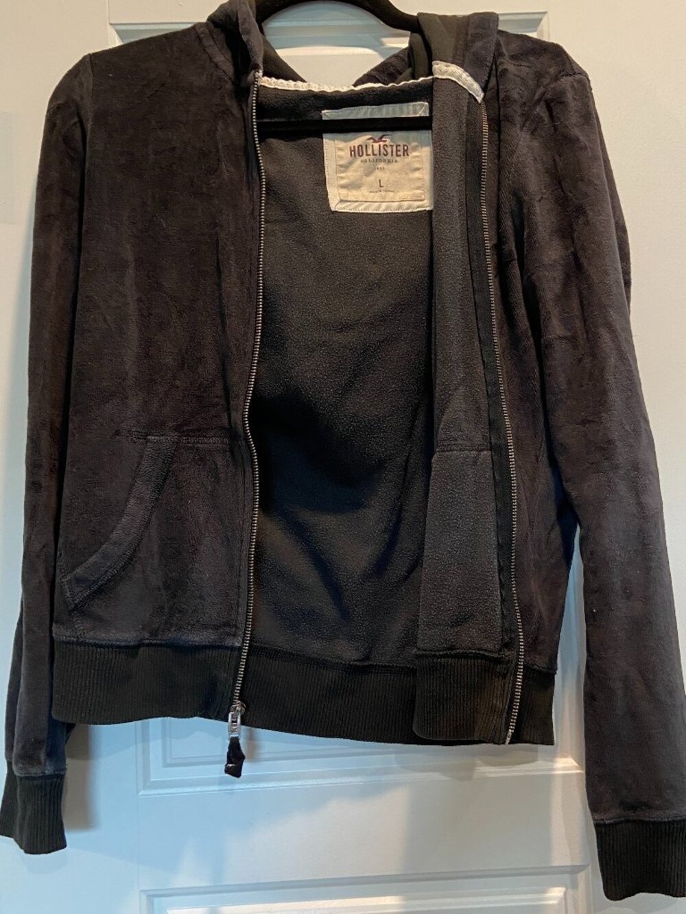 Y2K Hollister Velour Hoodie